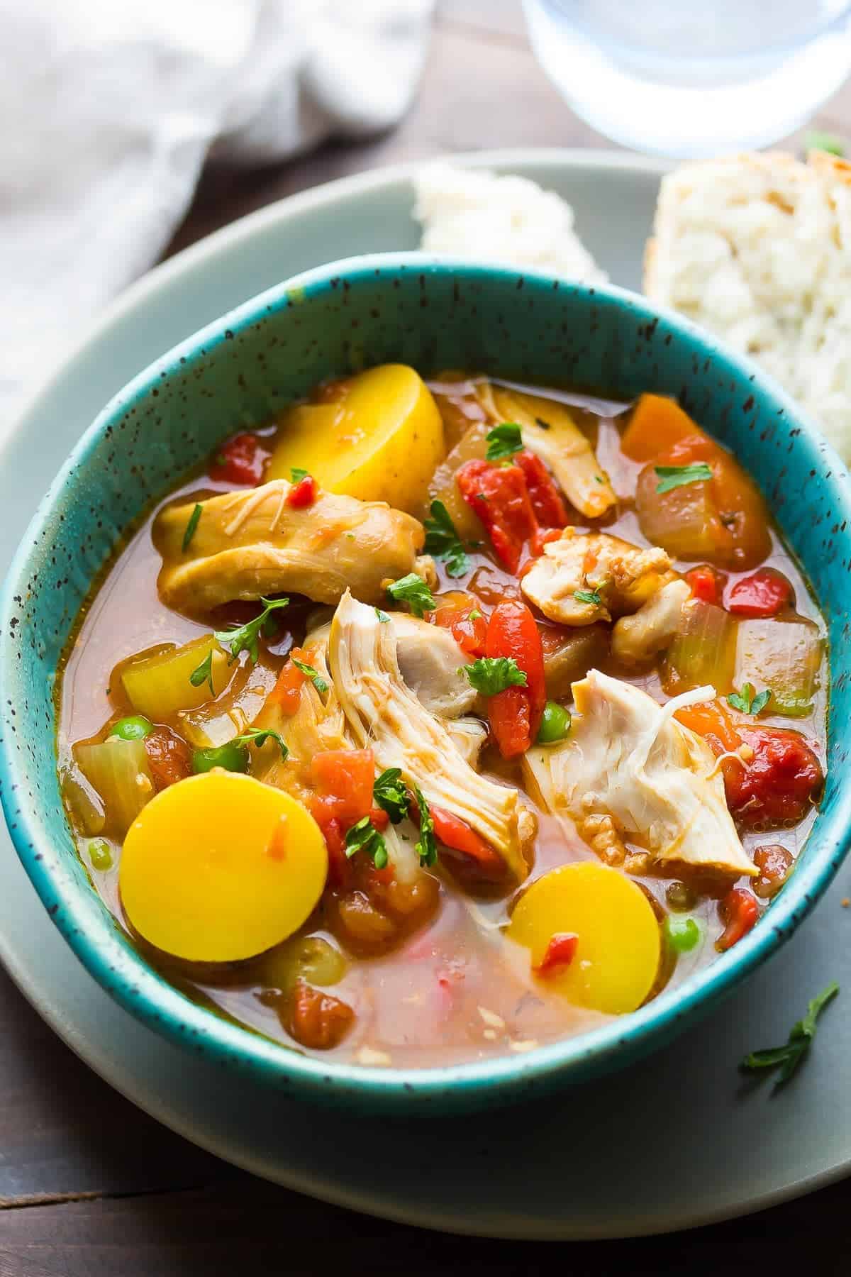 Slow cooker Spanish chicken