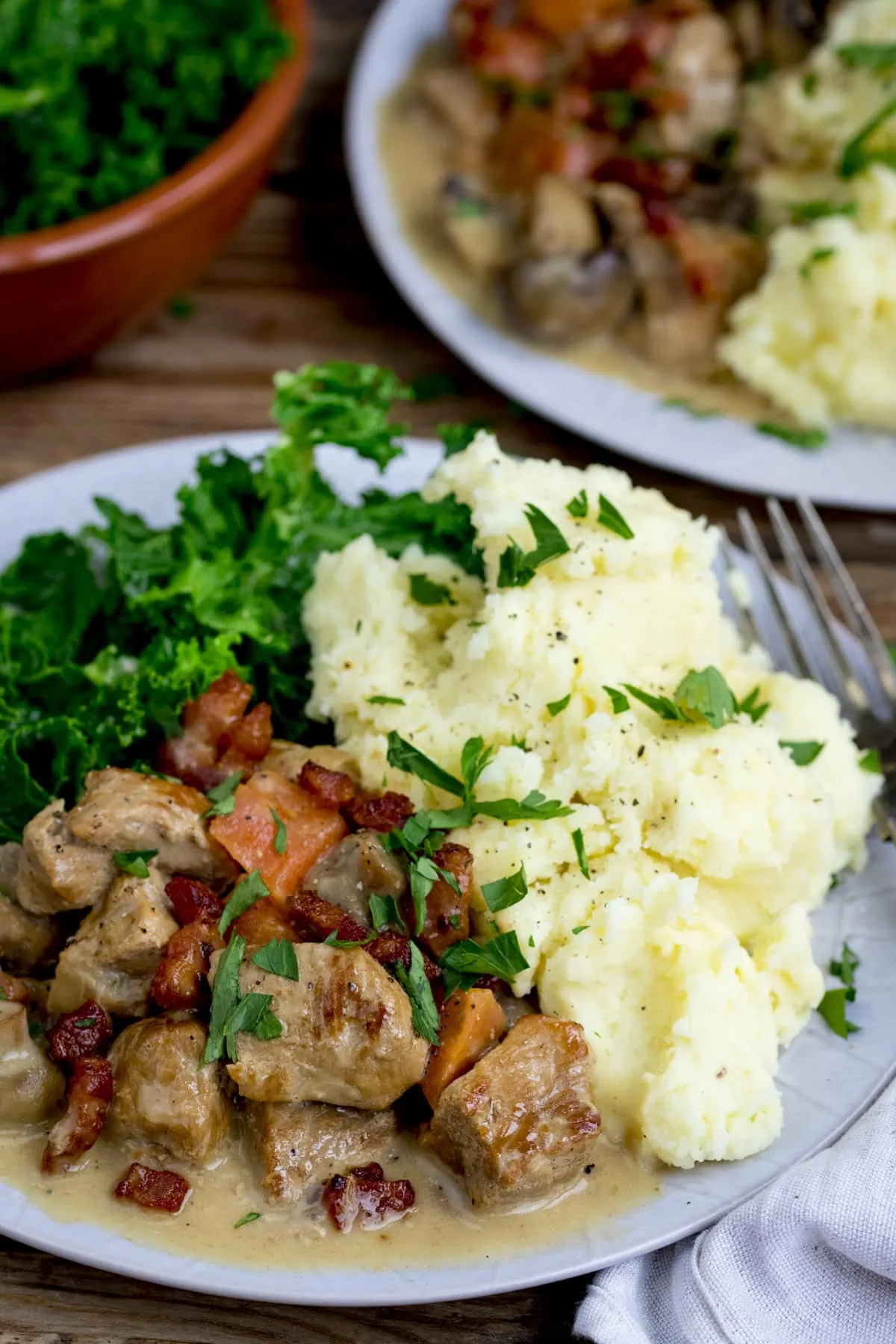 Slow cooker pork casserole