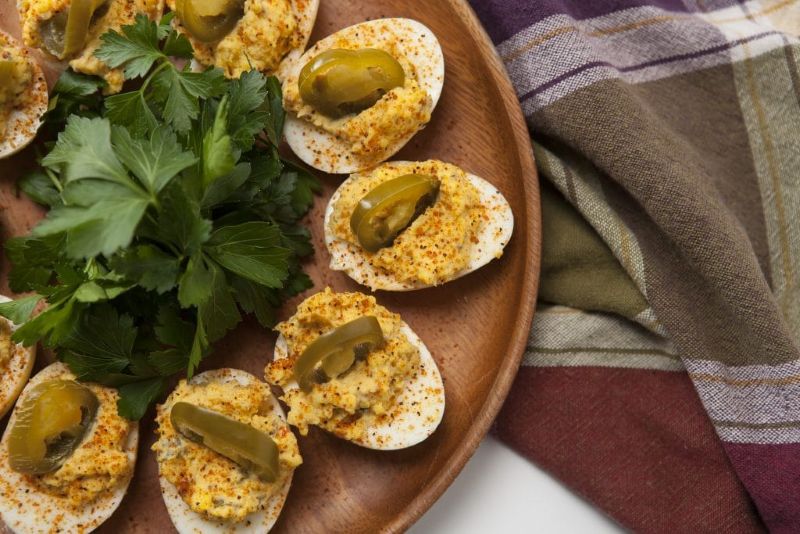 Smoked Deviled Eggs