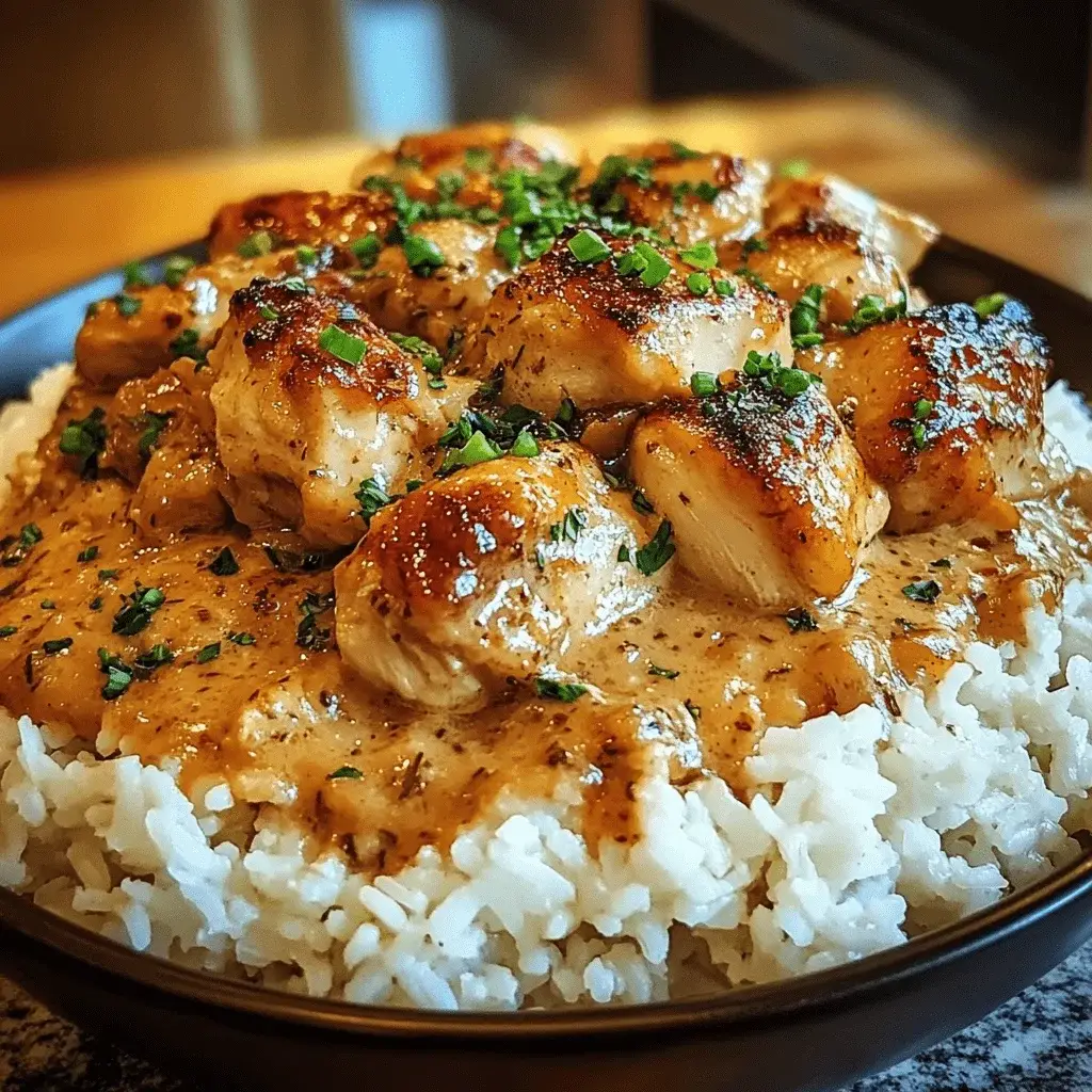 Smothered Chicken and Rice Recipe (4)