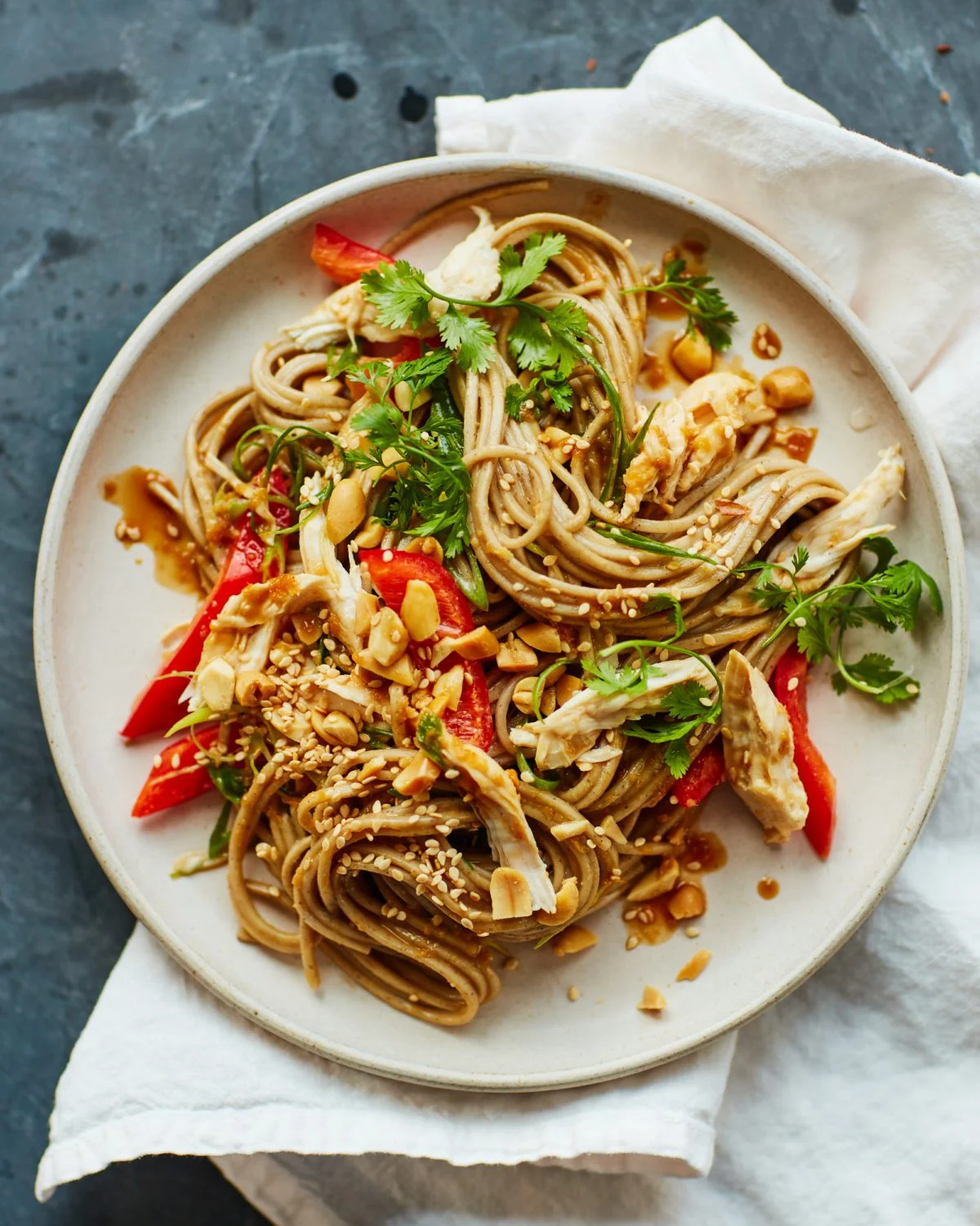 Soba Noodle Salad with Chicken and Sesame