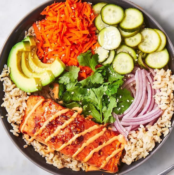 Spicy Salmon Bowls