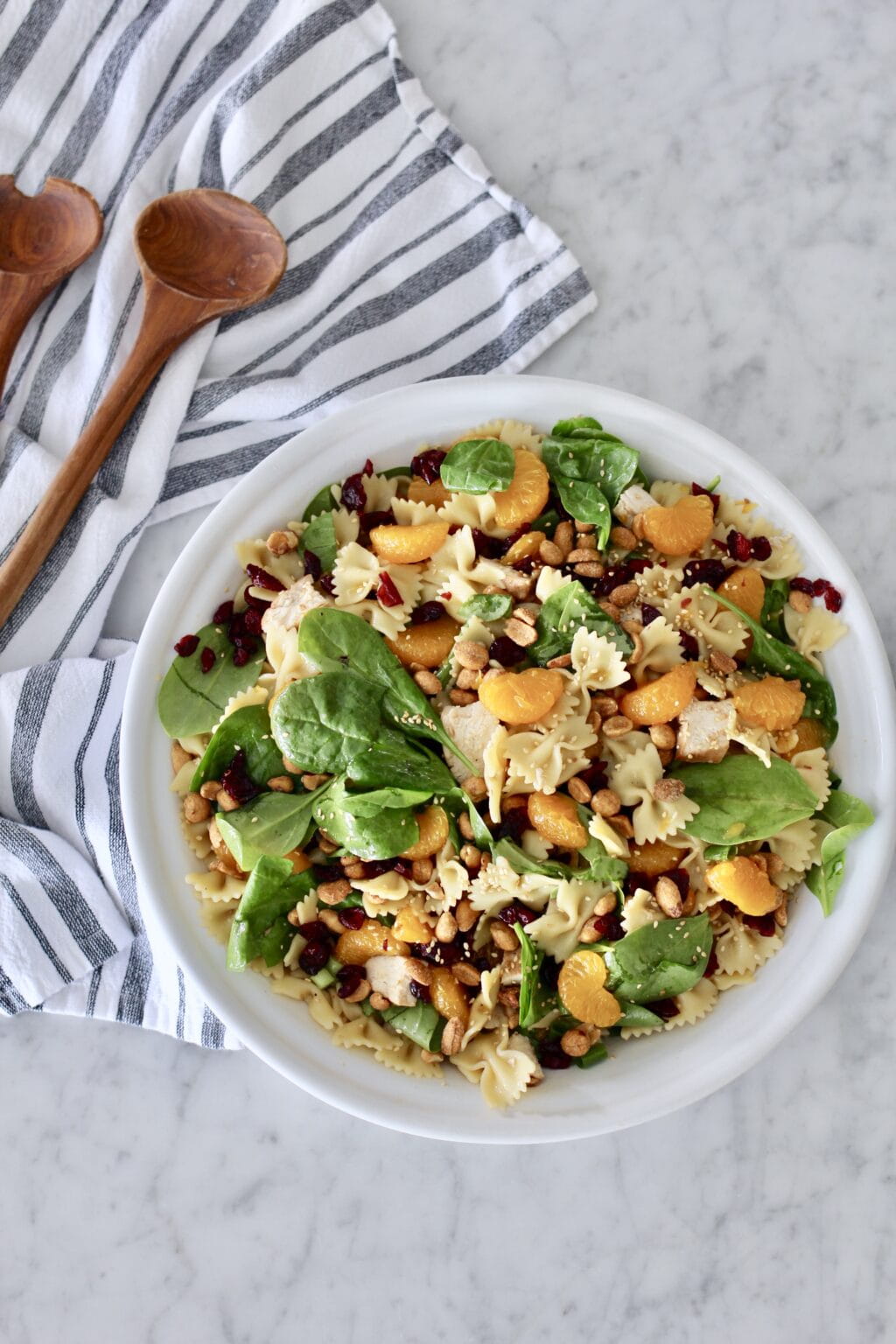 Spinach Chicken Pasta Salad Meal Prep