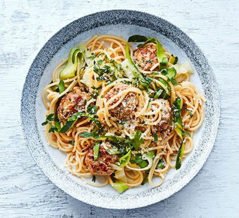 Summer Meatballs And Spaghetti