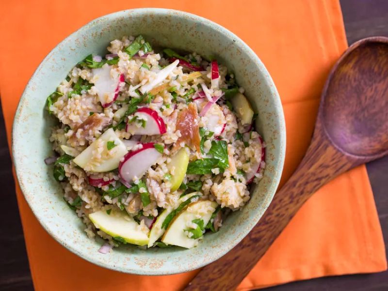 Tangy Trout with Garden Salad