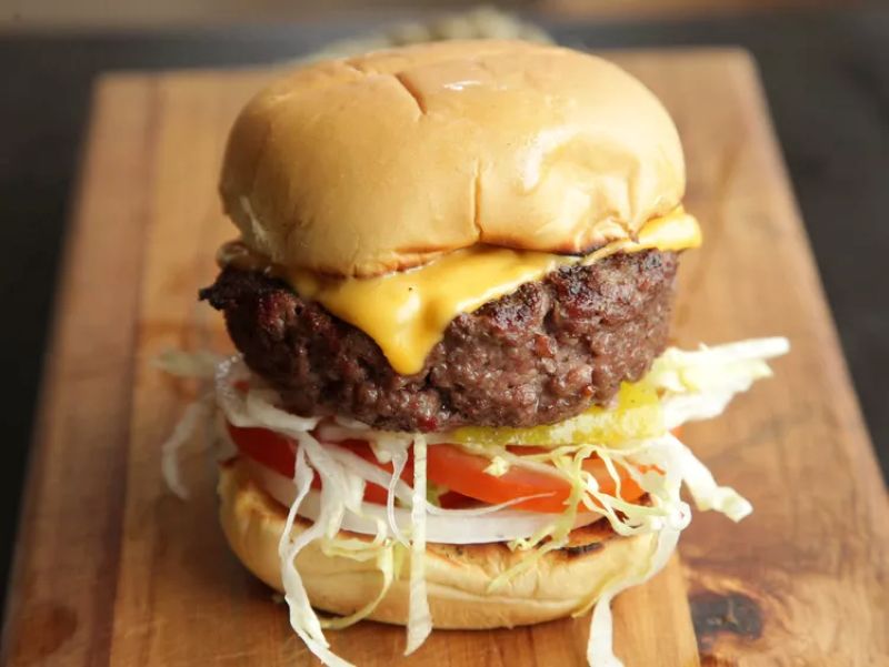 Thick and Juicy Home Ground Grilled Cheeseburgers