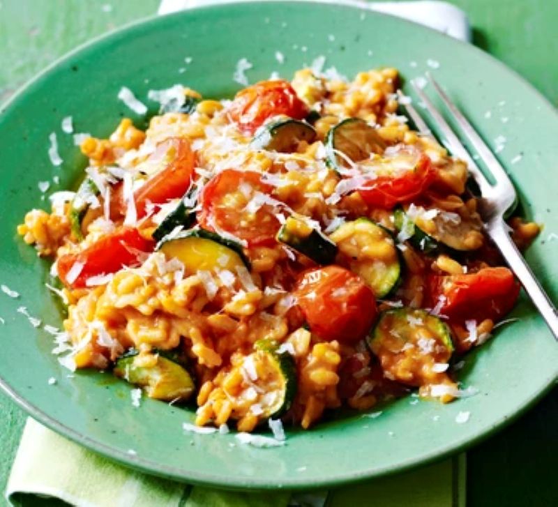 Tomato & Courgette Risotto