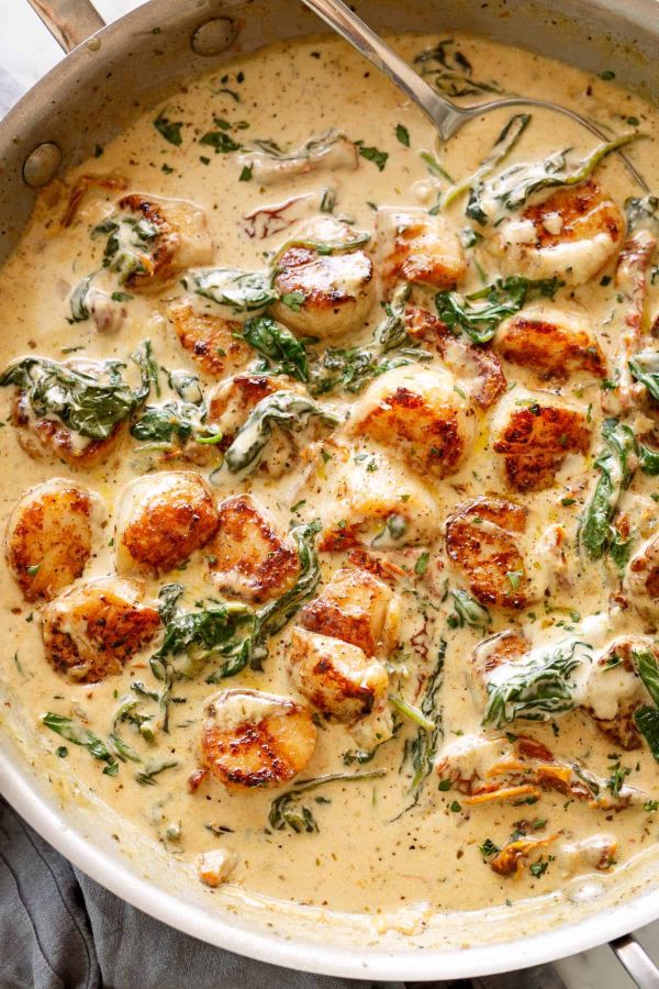 Tuscan Butter Scallops