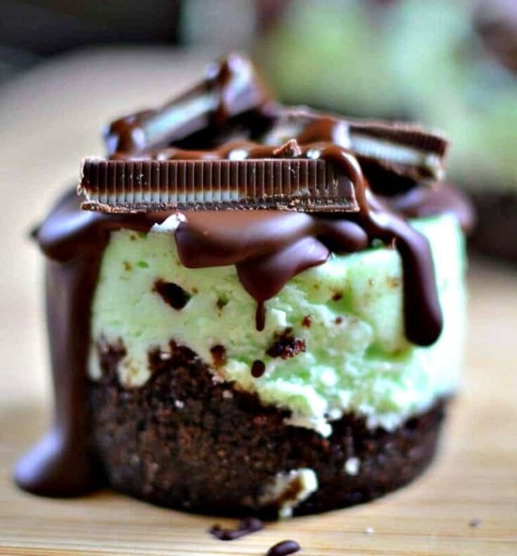 Andes Mint Mini Cheesecakes (1)