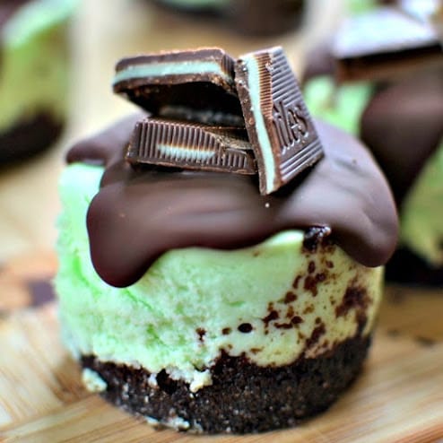 Andes Mint Mini Cheesecakes (3)
