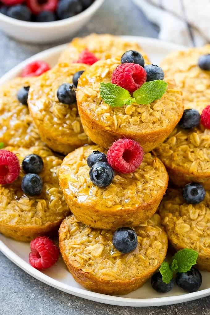 Baked Oatmeal Breakfast Cups (2)
