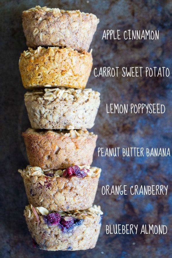 Baked Oatmeal Breakfast Cups (3)
