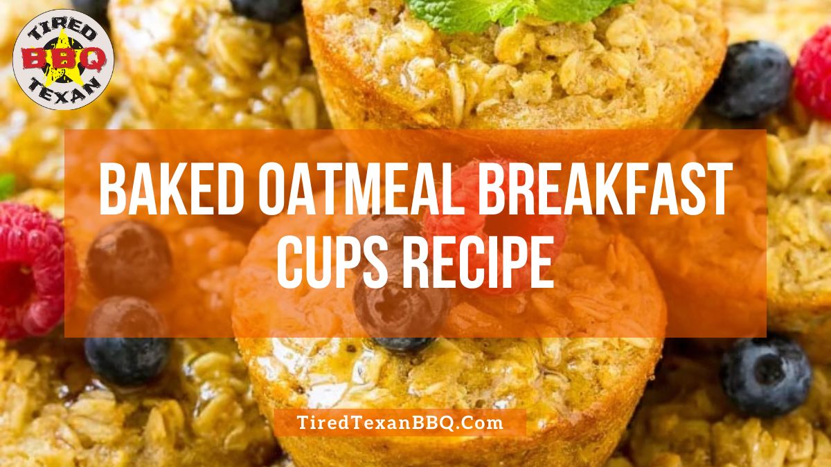 Baked Oatmeal Breakfast Cups