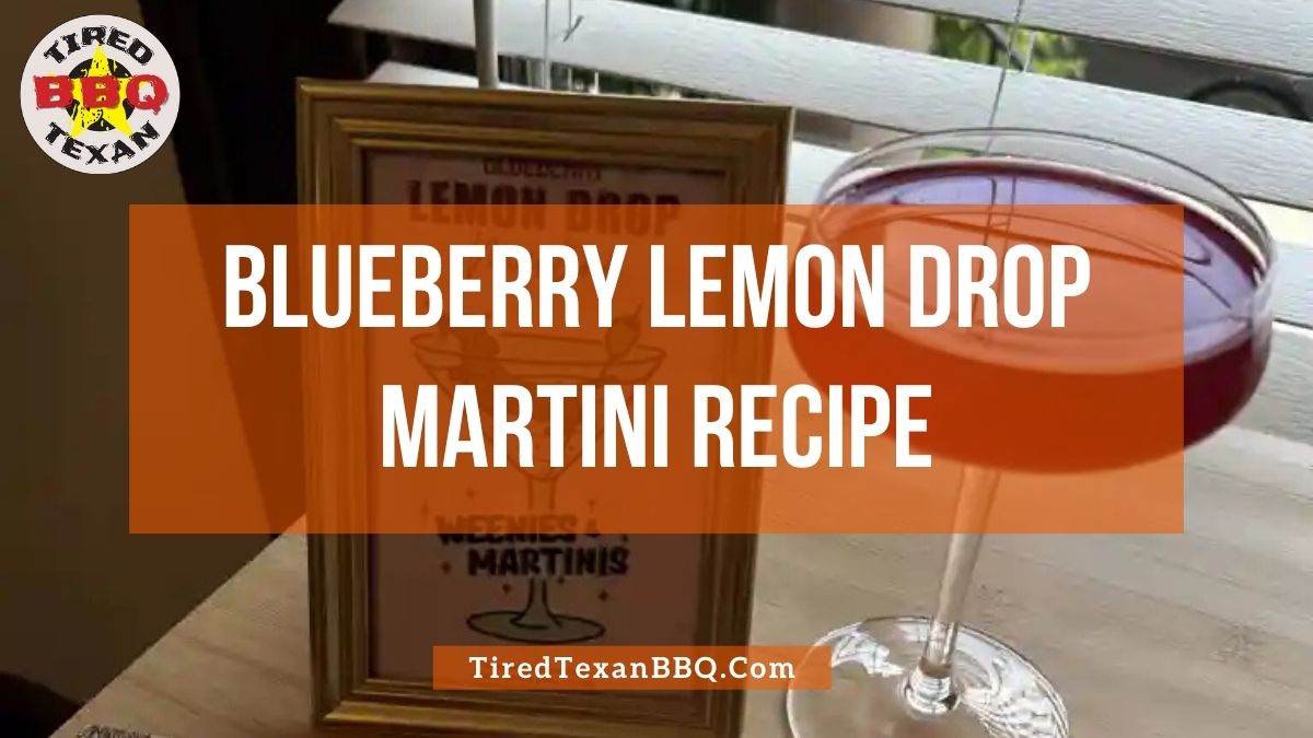 Blueberry Lemon Drop Martini