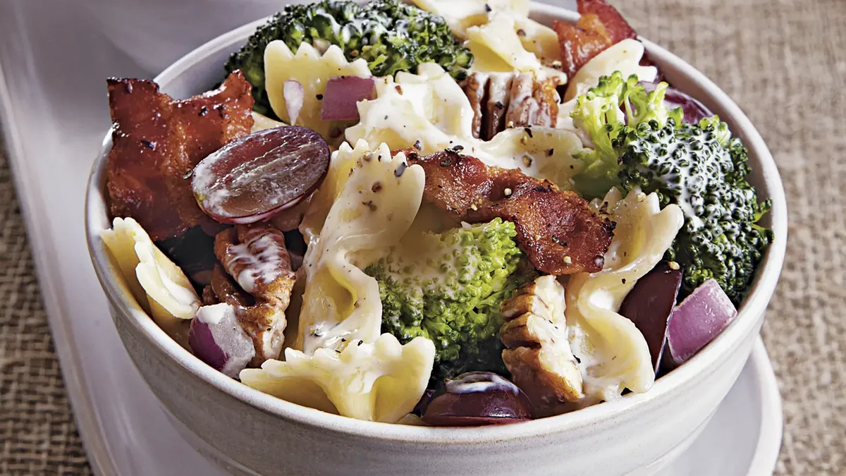 Broccoli, Grape, And Pasta Salad