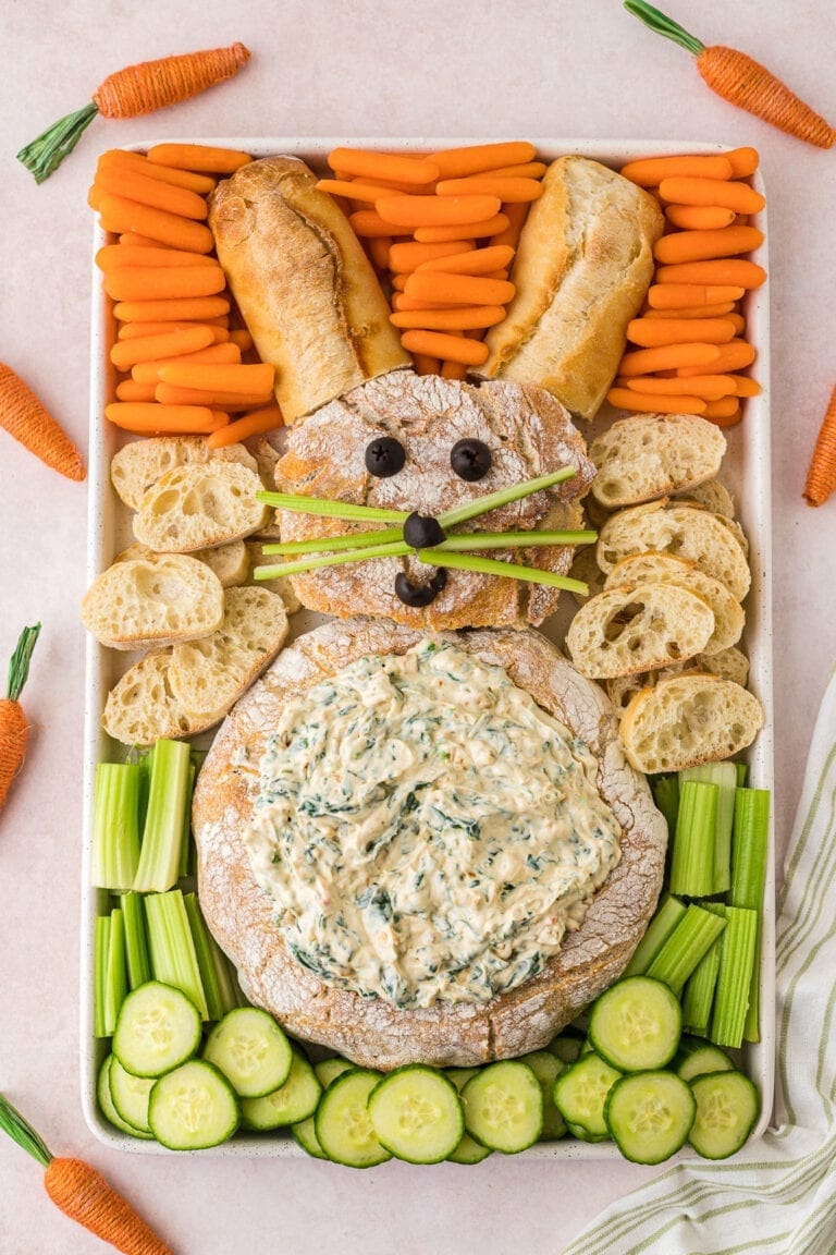 Bunny Spinach Dip Recipe (1)