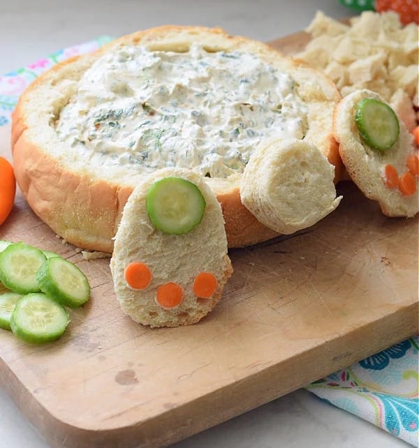 Bunny Spinach Dip Recipe (2)