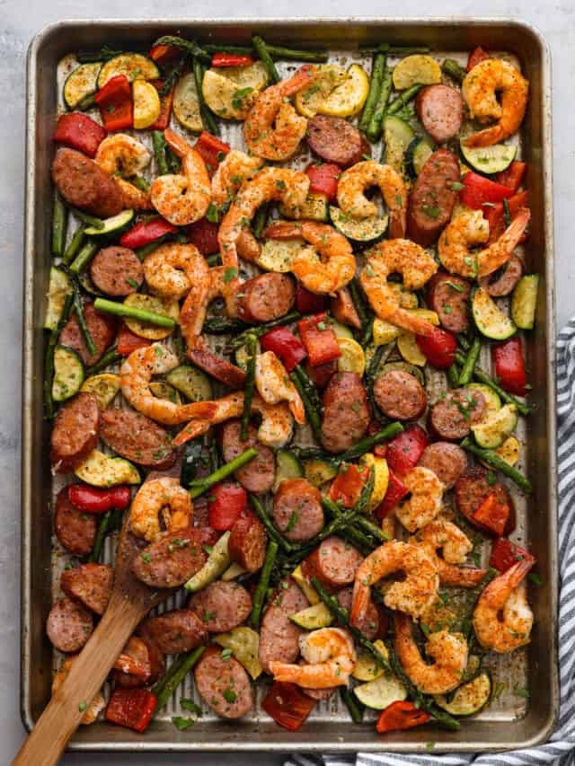 Cajun Shrimp and Sausage Vegetable Sheet Pan (3)