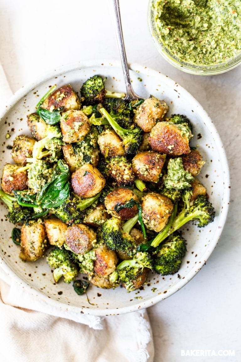 Cauliflower Gnocchi & Pesto Recipe (4)
