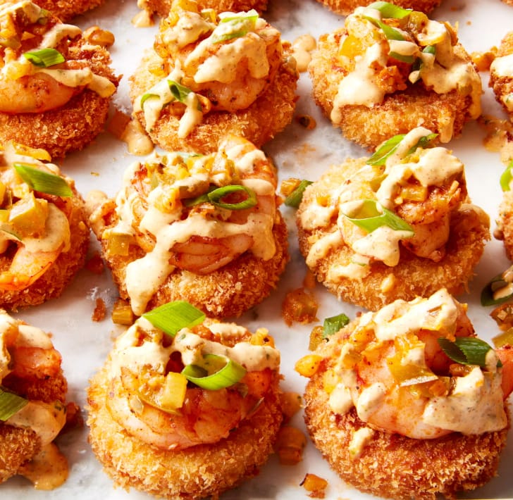 Cheesy Shrimp and Grit Bites
