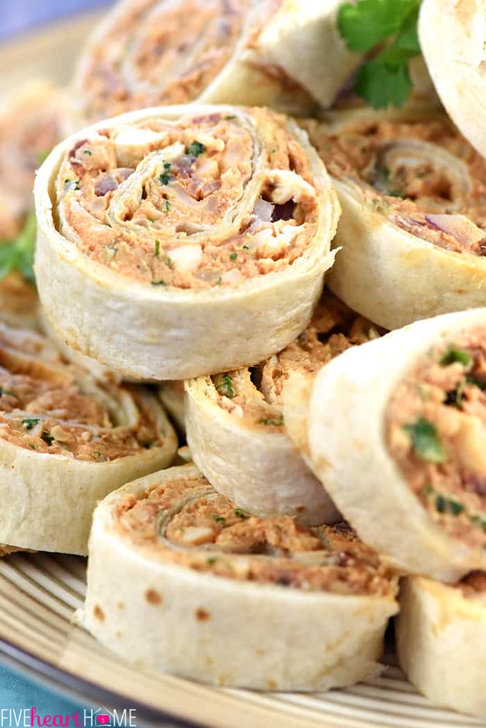 Chicken Tortilla Pinwheels