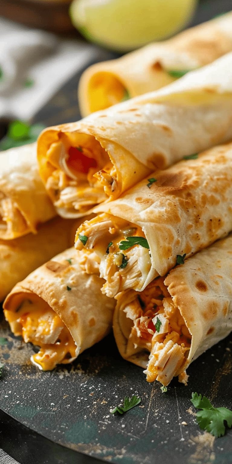 Cream Cheese Chicken Taquitos (4)