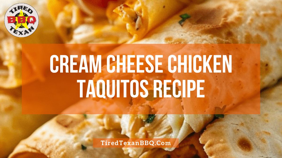 Cream Cheese Chicken Taquitos