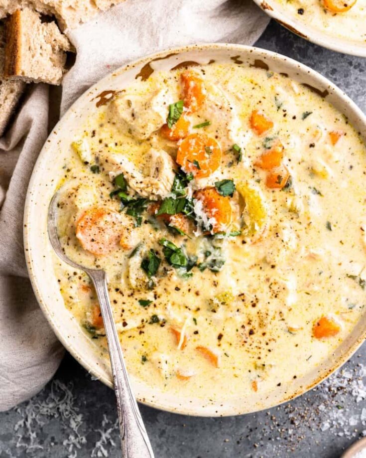 Creamy Chicken Soup Recipe (1)