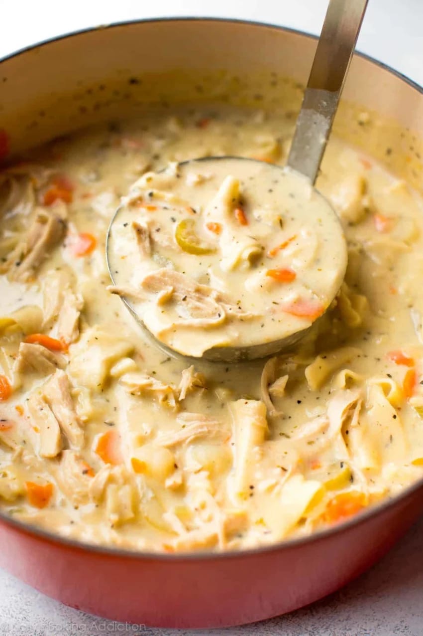 Creamy Chicken Soup Recipe (4)