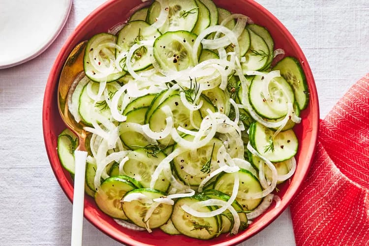 Cucumber And Vidalia Onion Salad