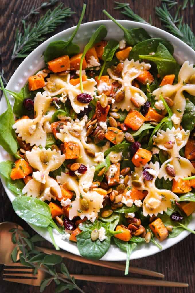 Fall Salad with Maple Lime Dressing (2)