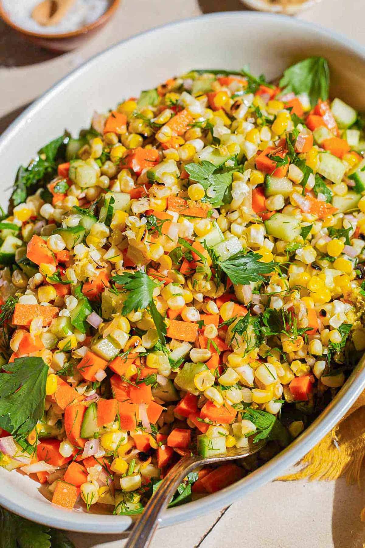 Grilled Corn Salad