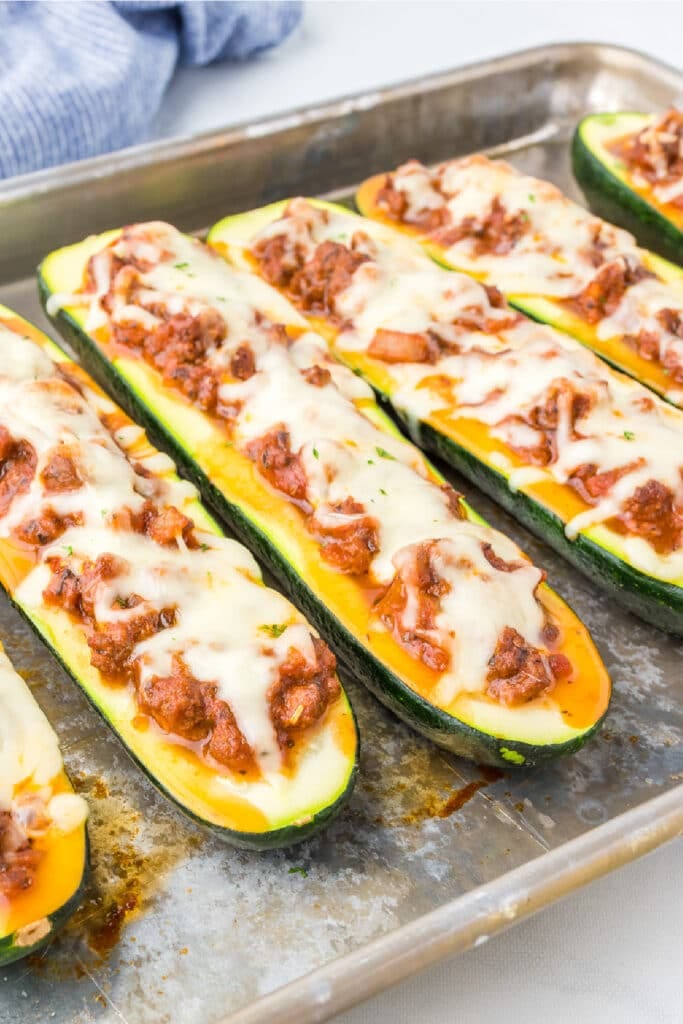 Ground Beef Zucchini Boats Recipe (3)