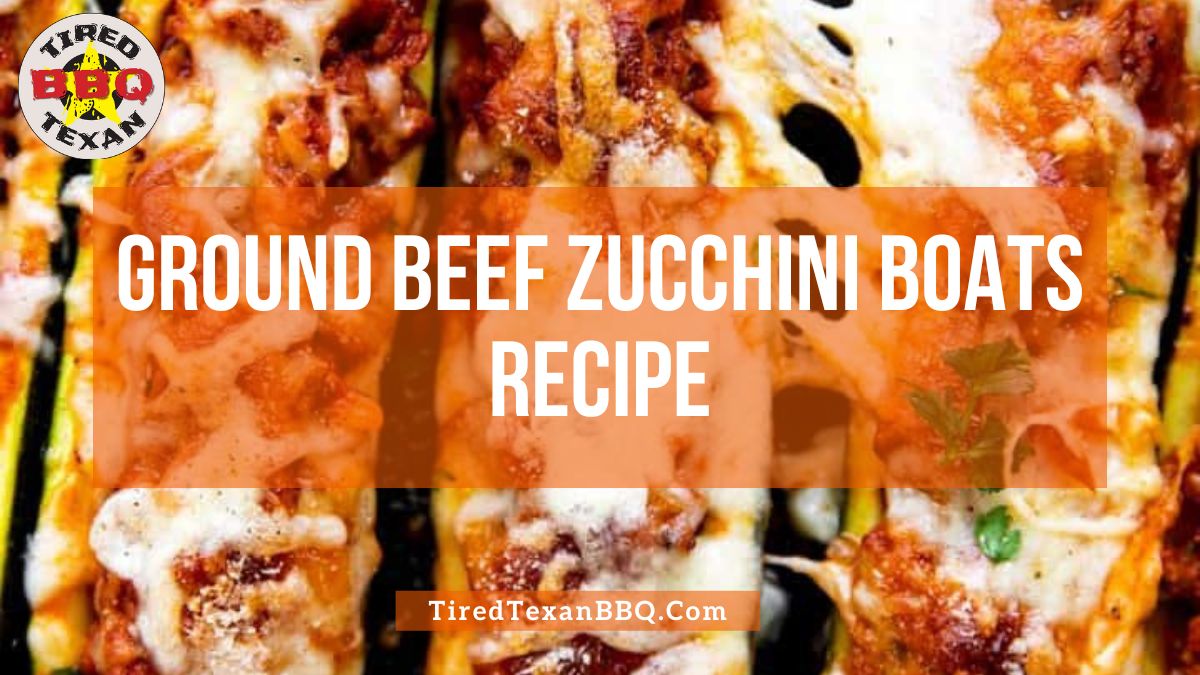Ground Beef Zucchini Boats Recipe