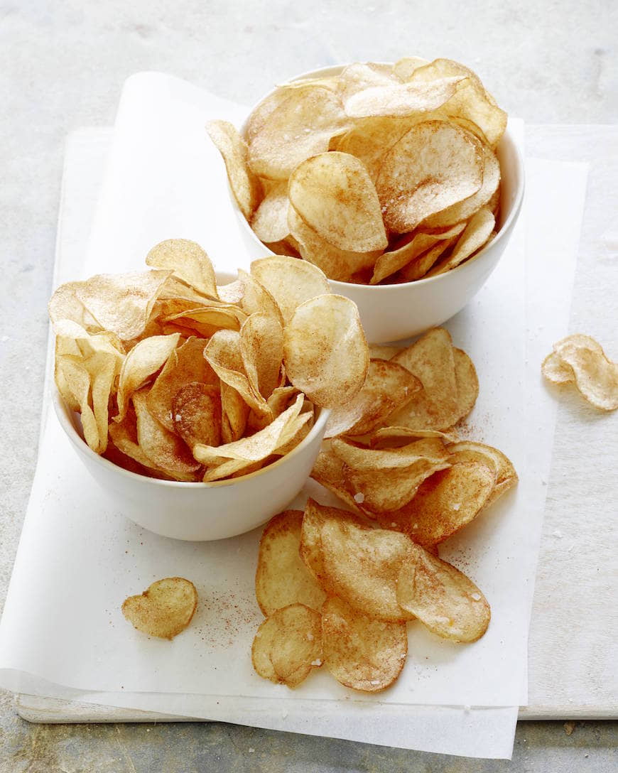 Homemade BBQ Potato Chips