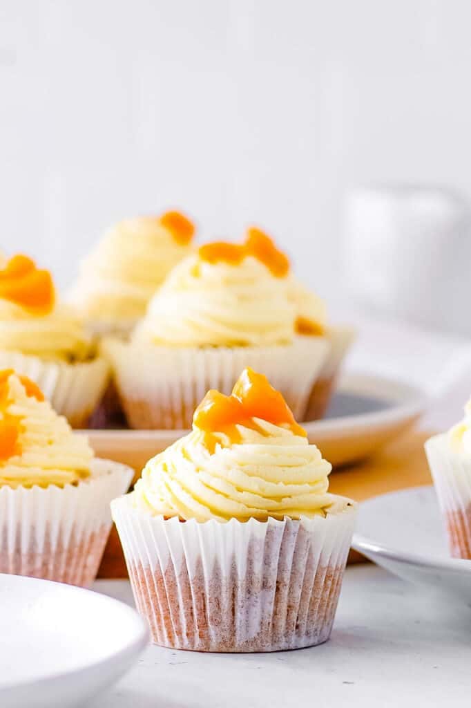 Honey Peach Cream Cheese Cupcakes (3)