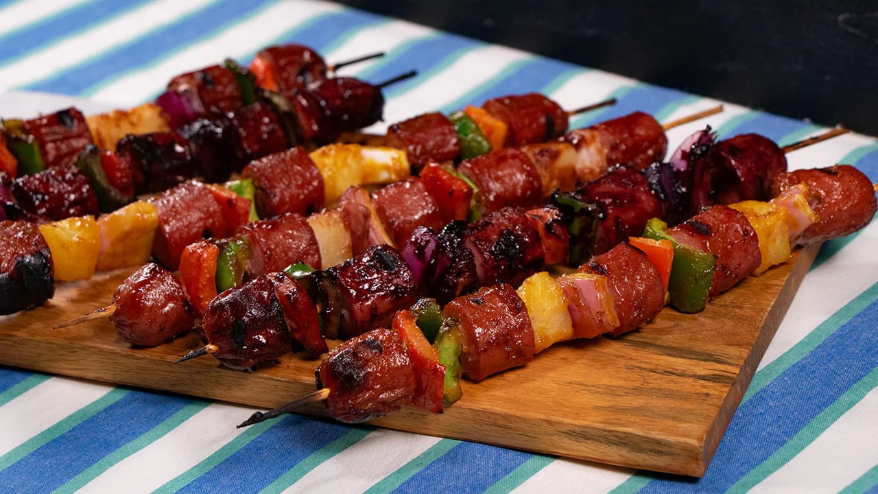 Hot Dog Skewers