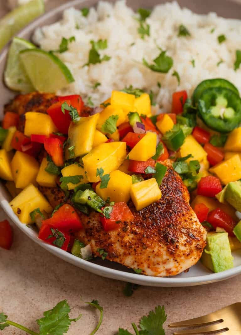 Hot Honey Chicken & Mango Salsa Recipe (1)
