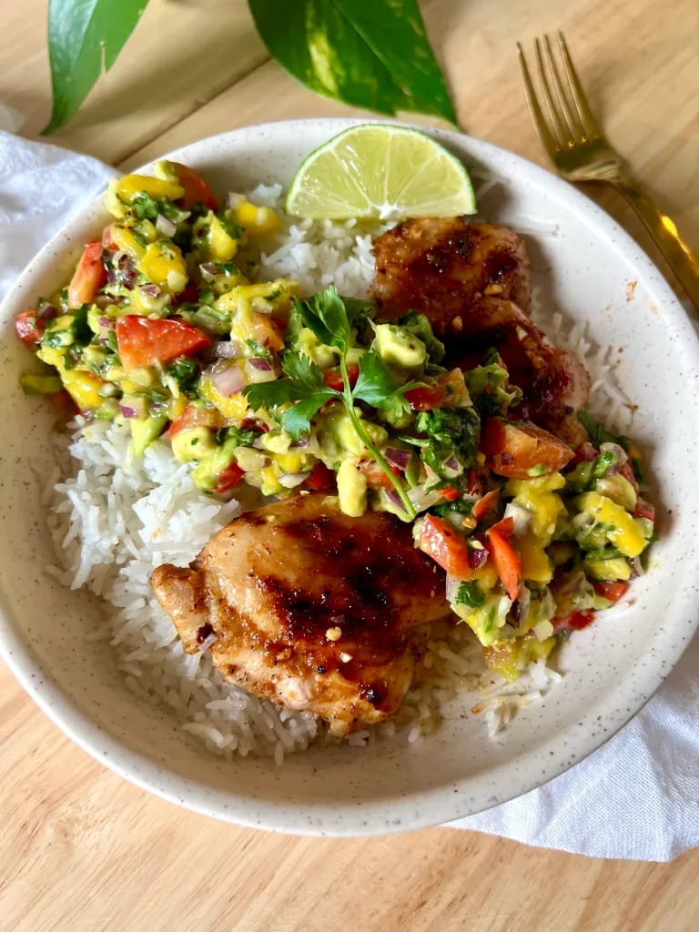 Hot Honey Chicken & Mango Salsa Recipe (4)