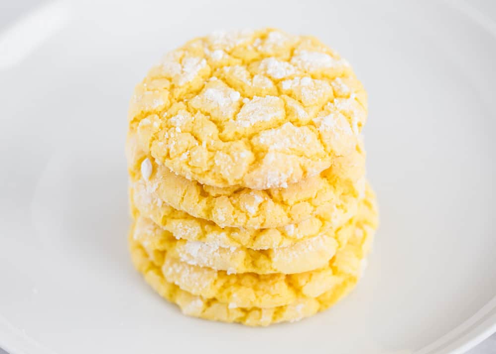 Lemon Cake Mix Cookies