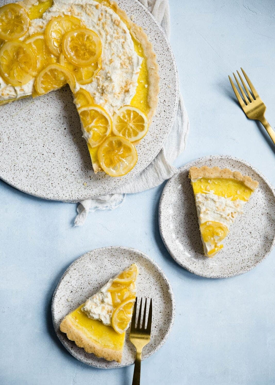 Lemon Coconut Tart