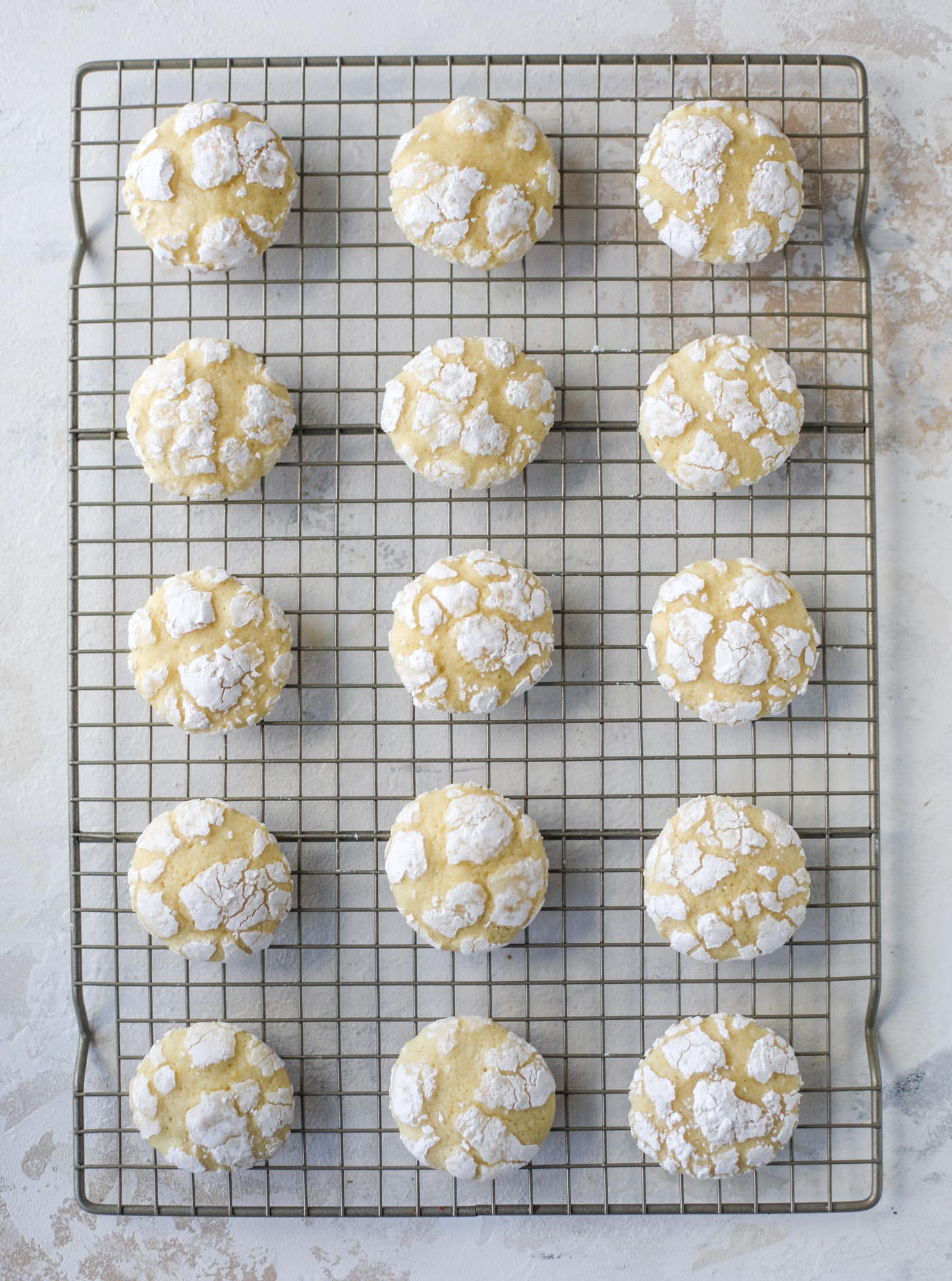Lemon Crinkle Cookies