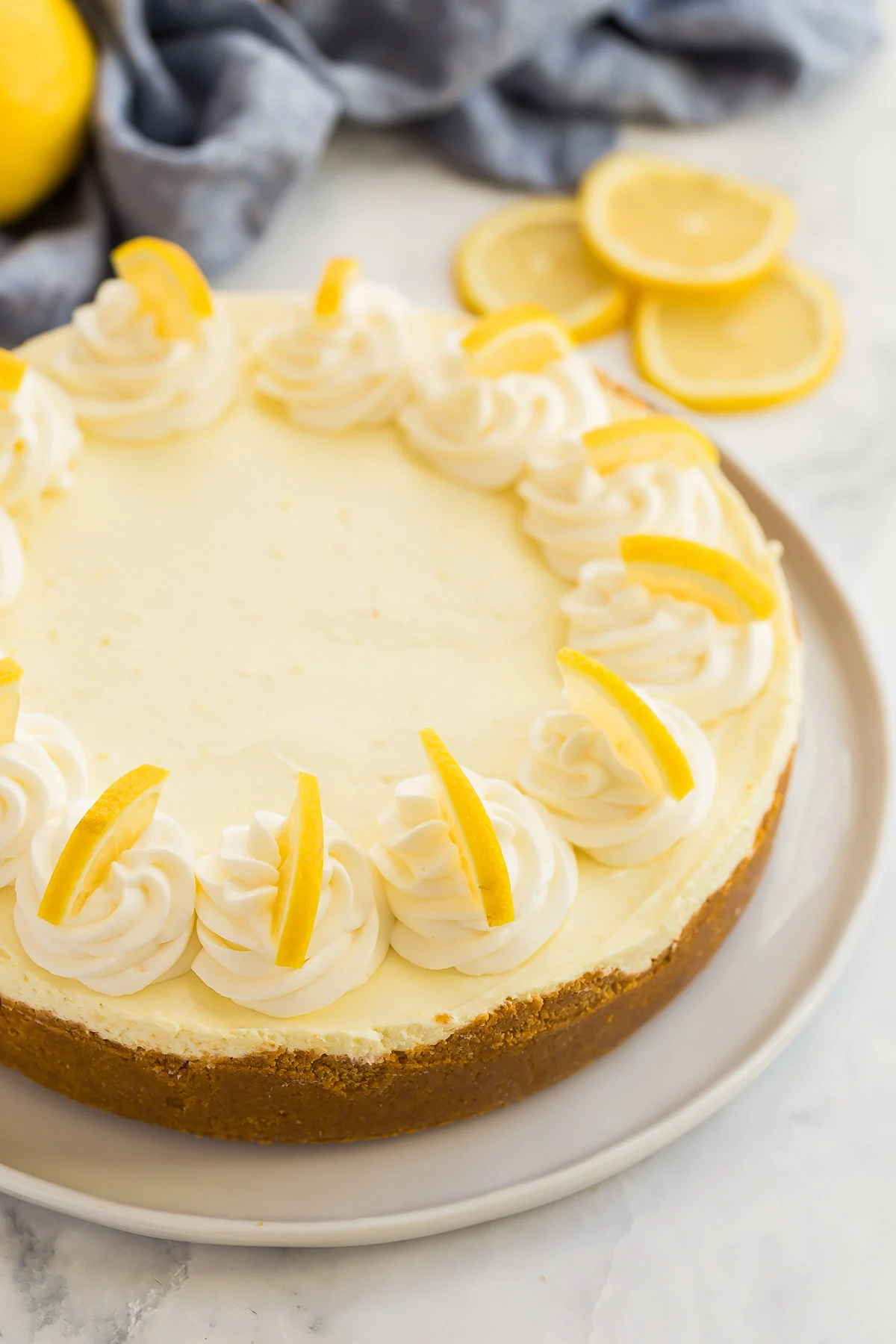 Lemon No Bake Cheesecake