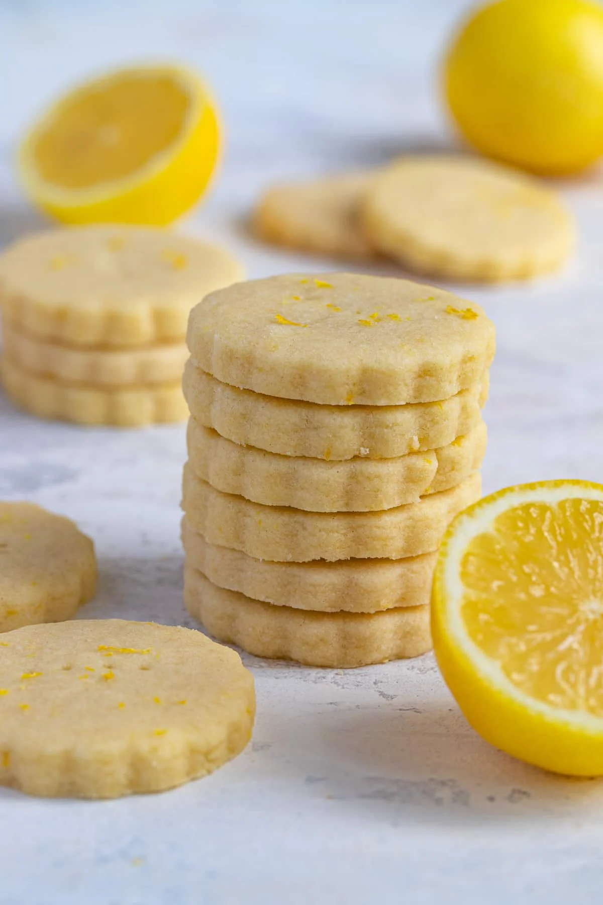 Lemon Shortbread Cookies