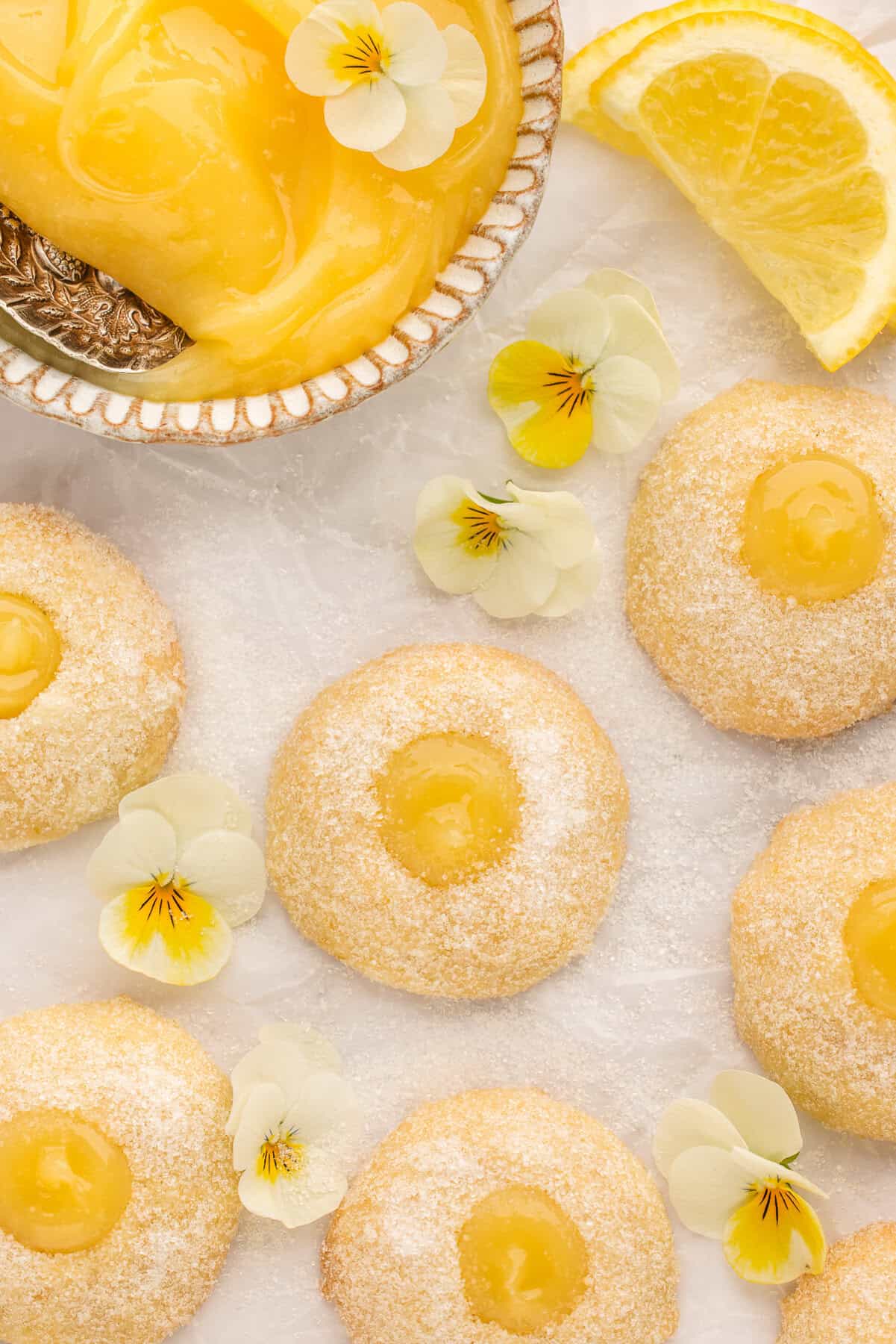 Lemon Thumbprint Cookies
