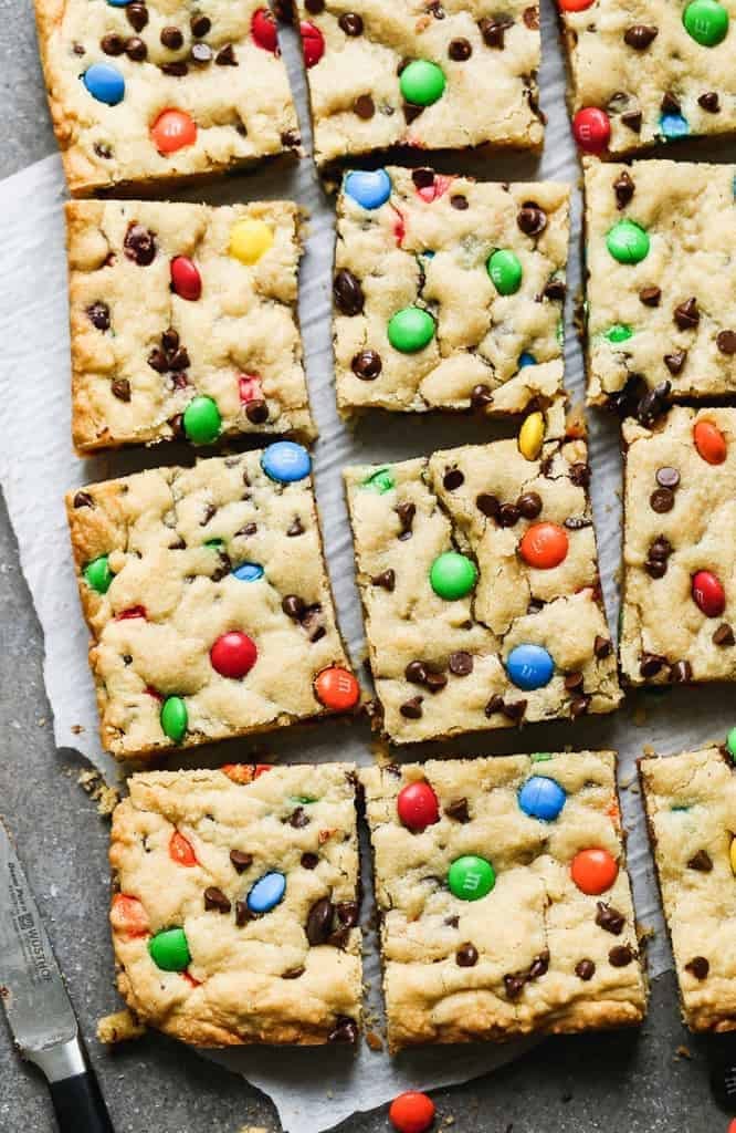 M&M Cookie Bars (3)