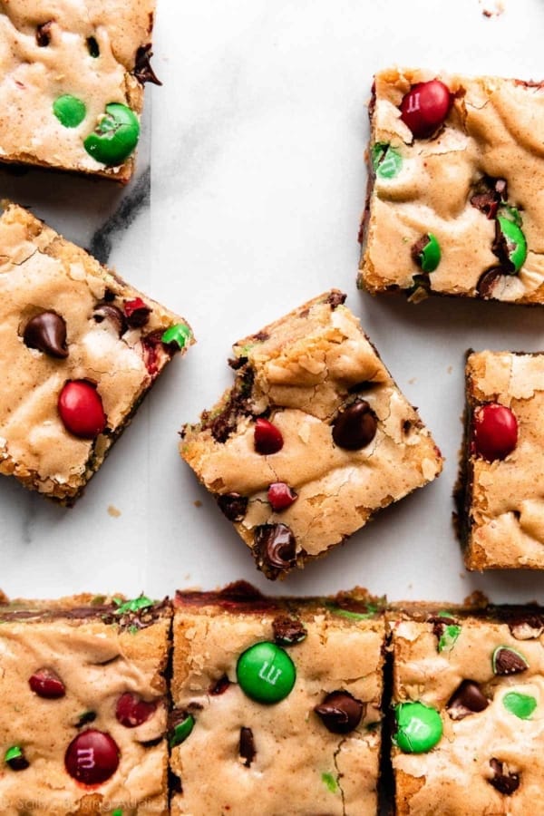 M&M Cookie Bars (4)