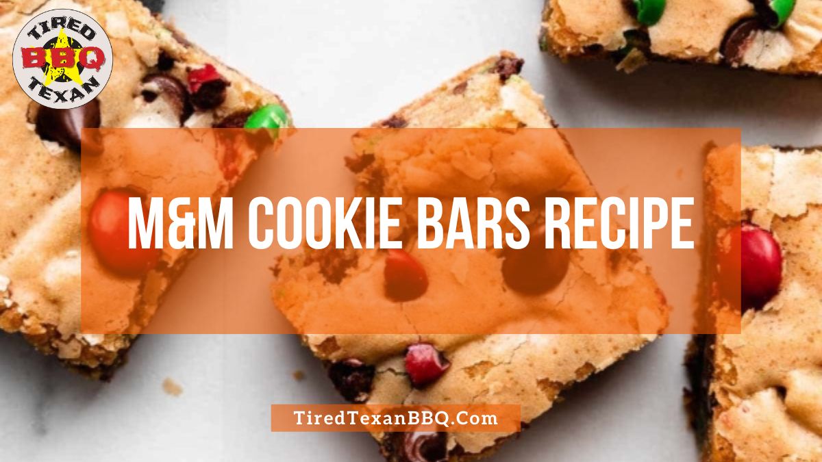 M&M Cookie Bars