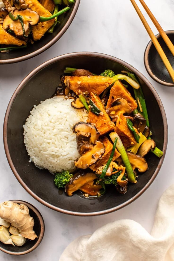 Mushroom and Tofu Stir Fry (1)