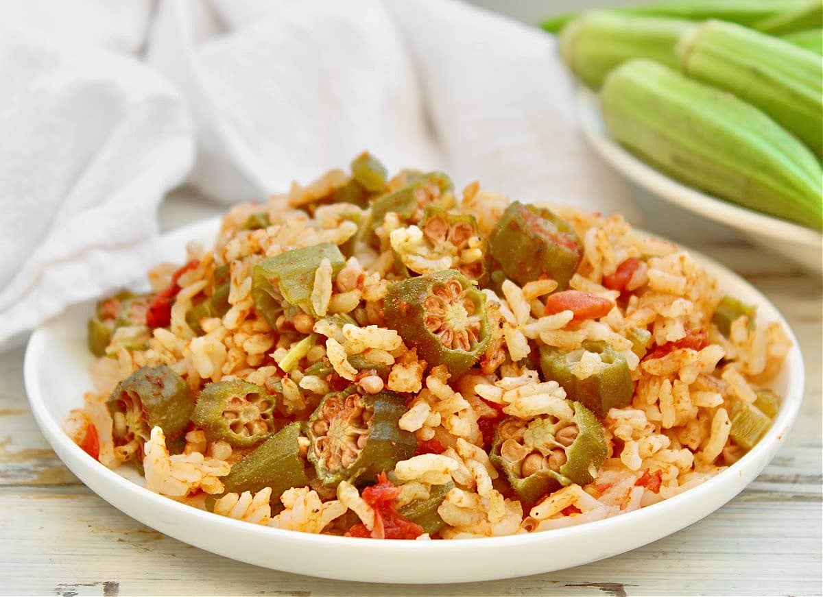 Okra And Rice Casserole